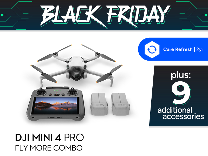 DJI Mini 4 Pro Black Friday Combo + Care Refresh